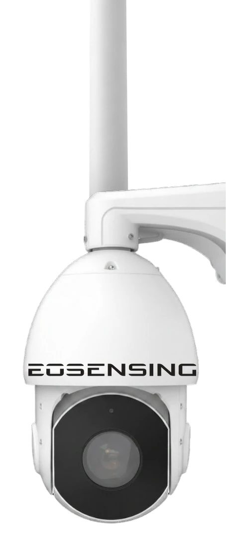 Remote monitoring camera with EOSensing branding